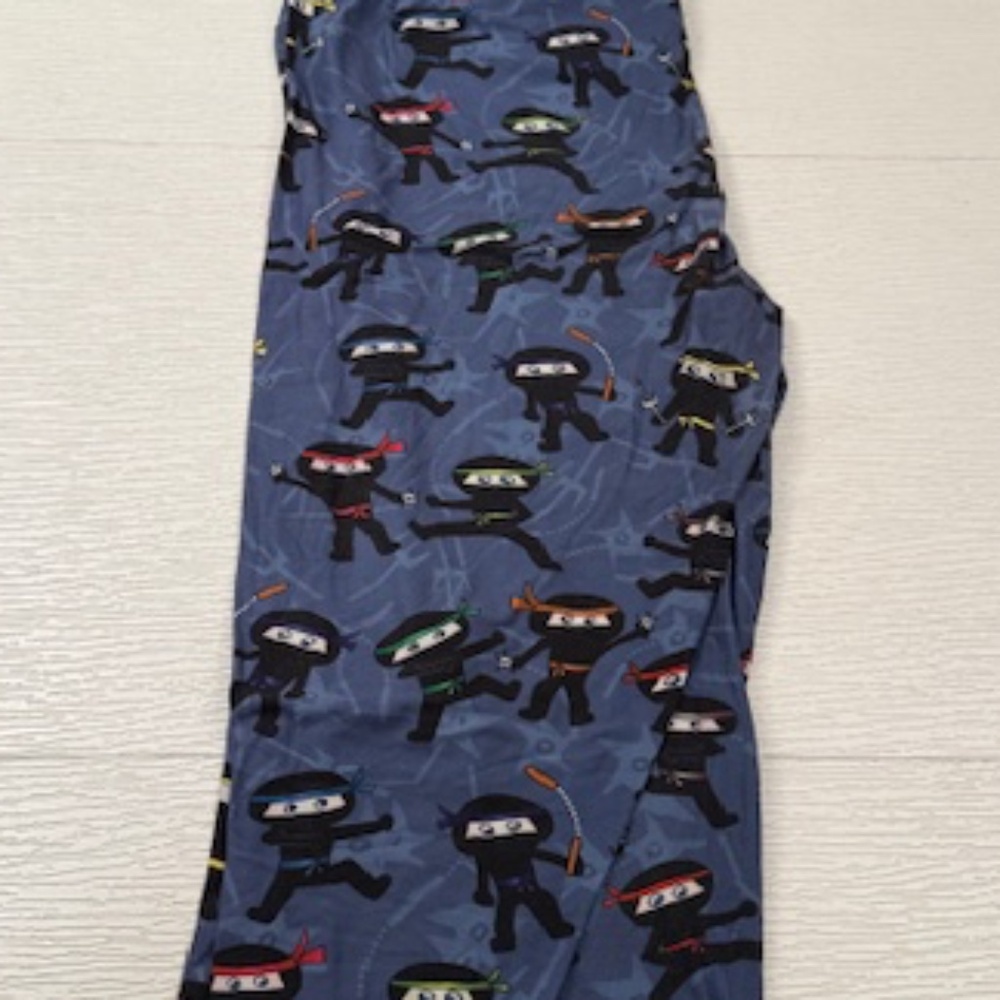 Fabulegs Ninja Print Leggings size XL